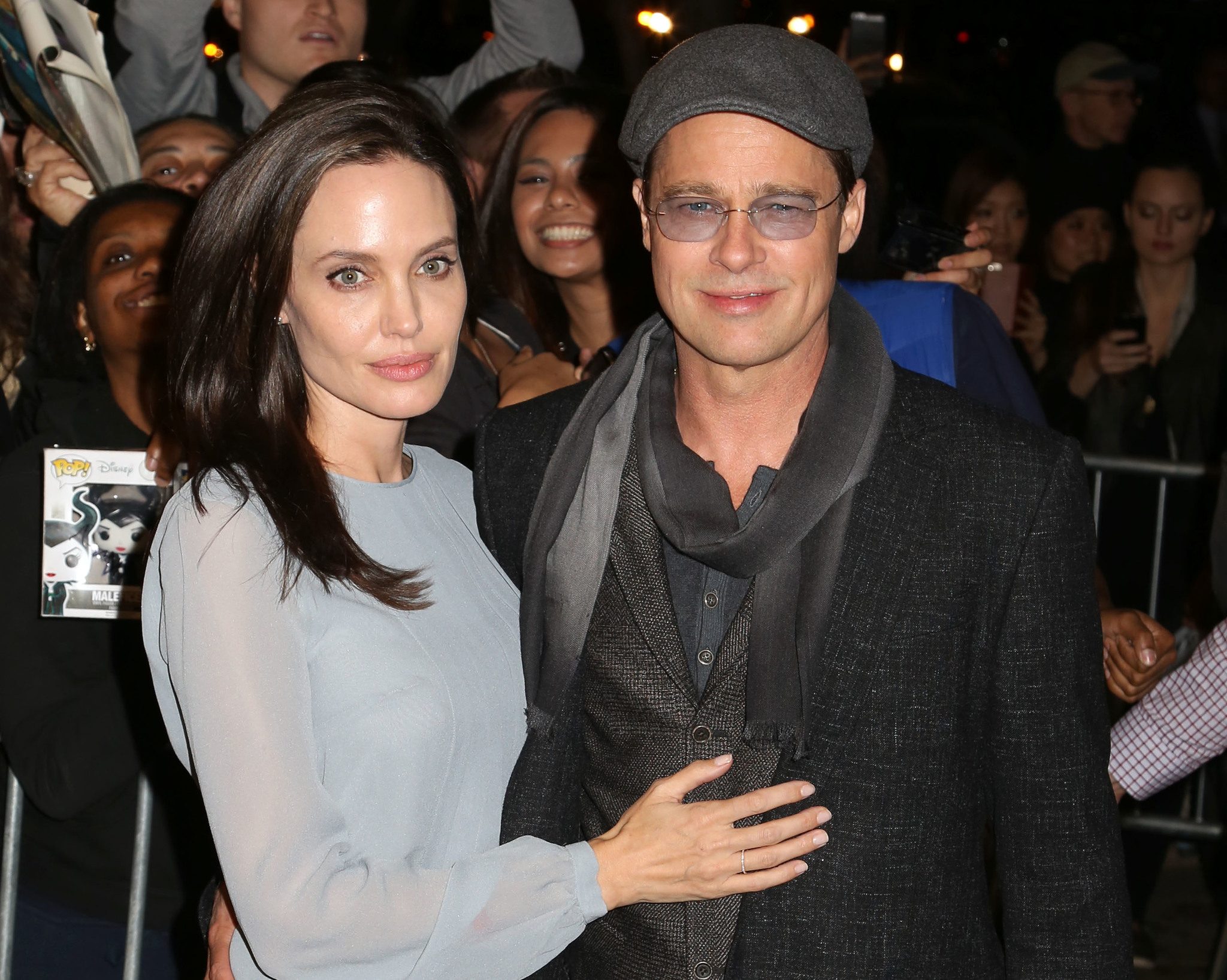 Angelina Jolie y Brad Pitt en una de sus ltimas apariciones...