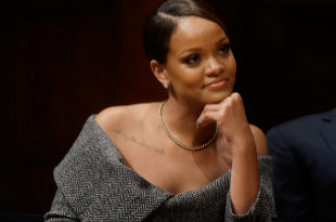 Rihanna recogi ayer un premio de la Fundacin Harvard gracias a su...