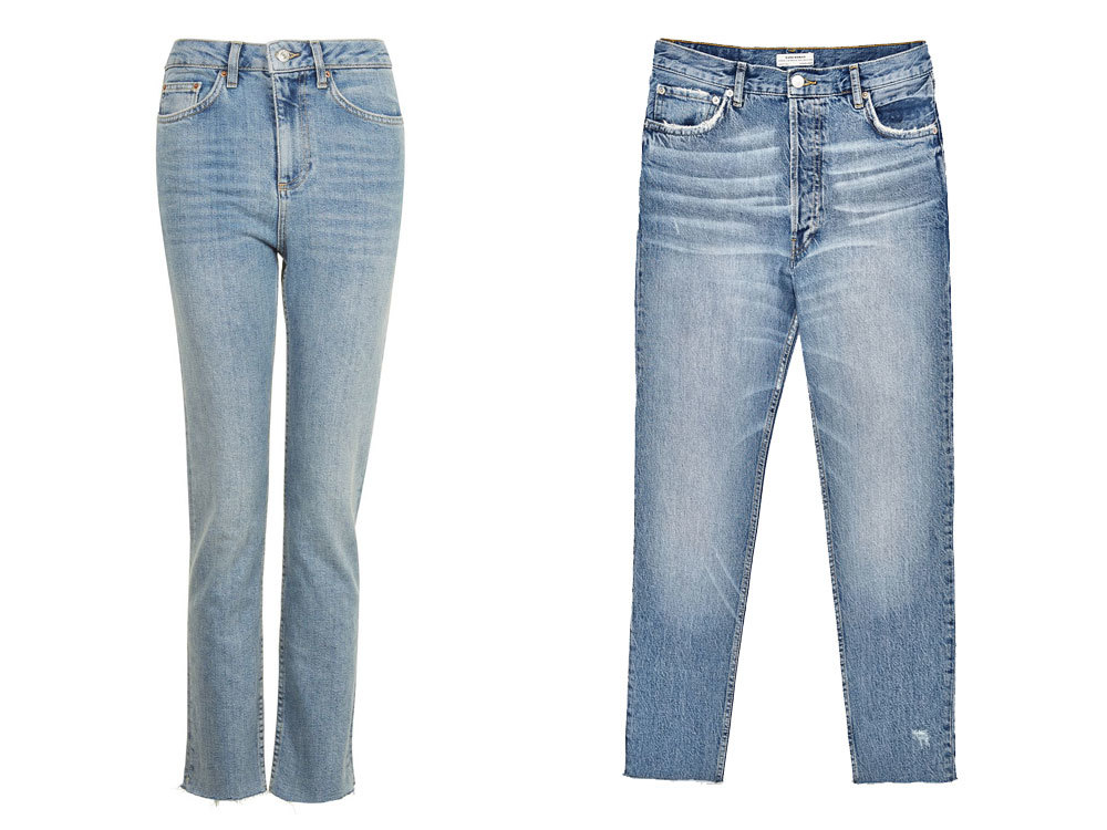 Jeans de Topshop y Zara