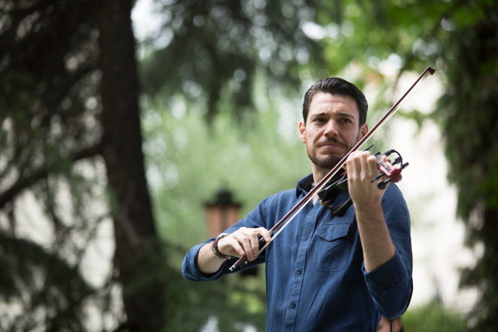 El violinista Pablo Navarro.