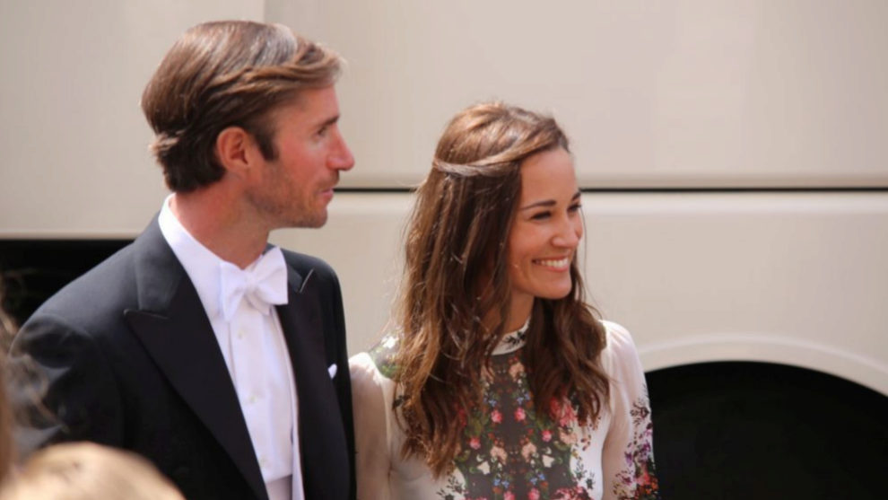 James Matthews y Pippa Middleton en una boda de unos amigos en...