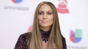 Jennifer Lopez  en los premios Grammy Latinos