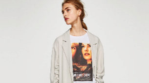 La camiseta de Mulholland Drive de Zara (12,95 euros).