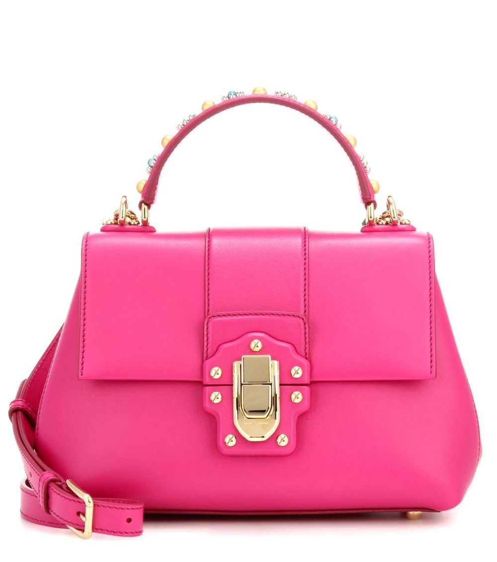 Bolso de piel en rosa fucsia, Dolce&amp;Gabbana (c.p.v).