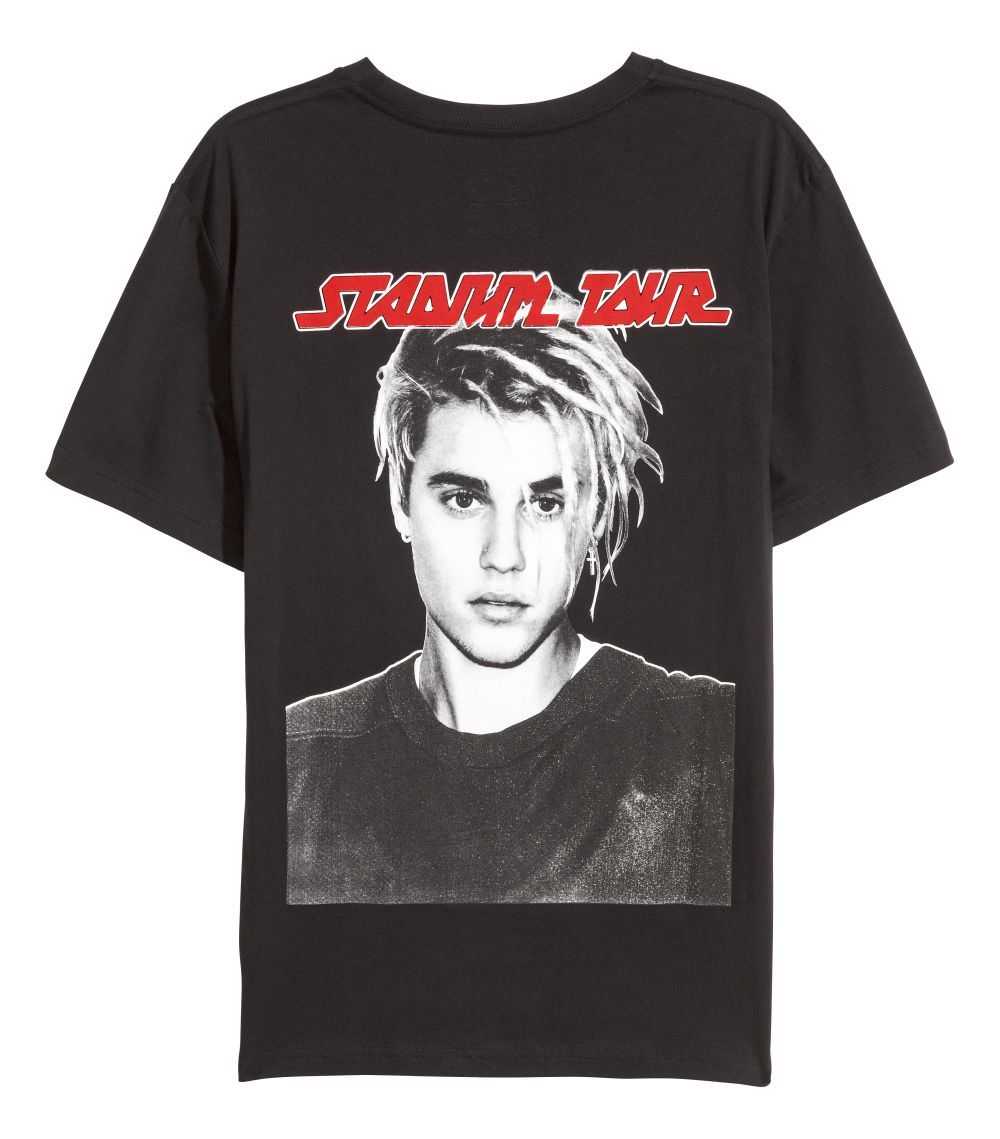 Camiseta de la coleccin exclusiva de H&amp;M y Justin Bieber