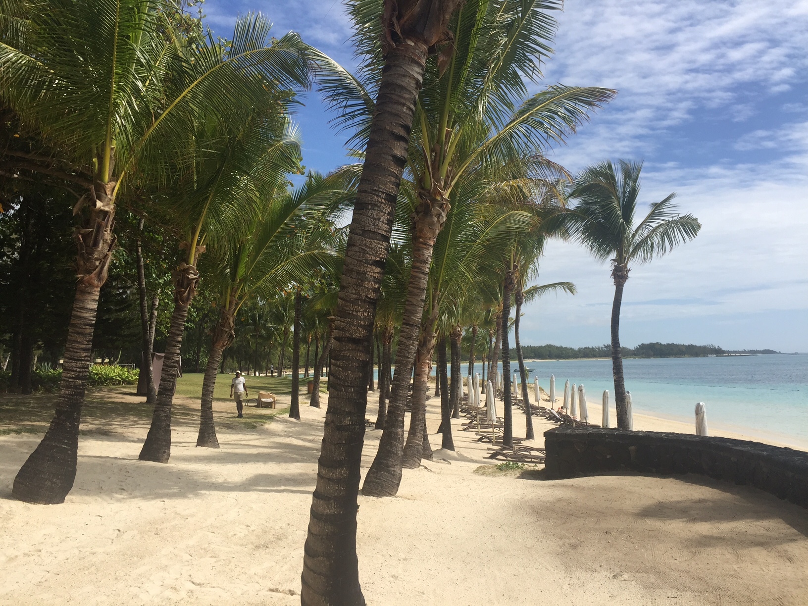 As son las playas de arena fina de la Isla Mauricio.