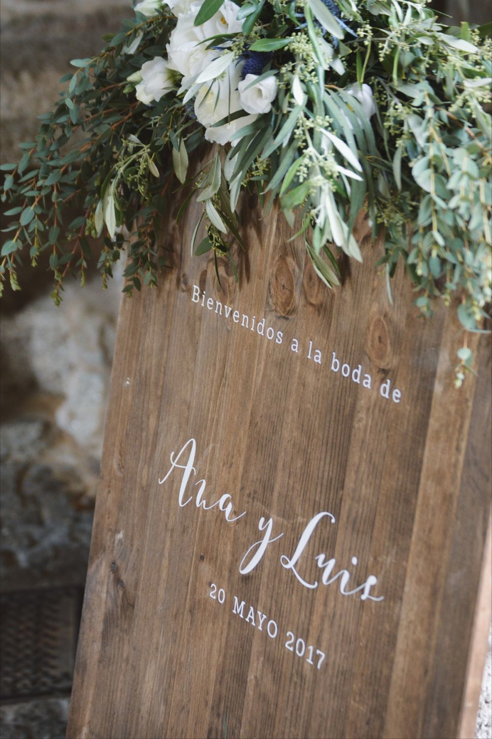 Ana y Luis se casaron en un pazo situado en Amoeiro, un pueblo a 15 km...