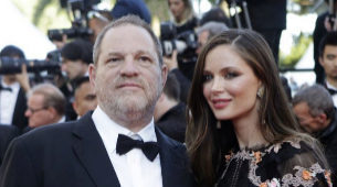 Harvey Weinstein y Georgina Chapman en el festival de Cannes en 2015.