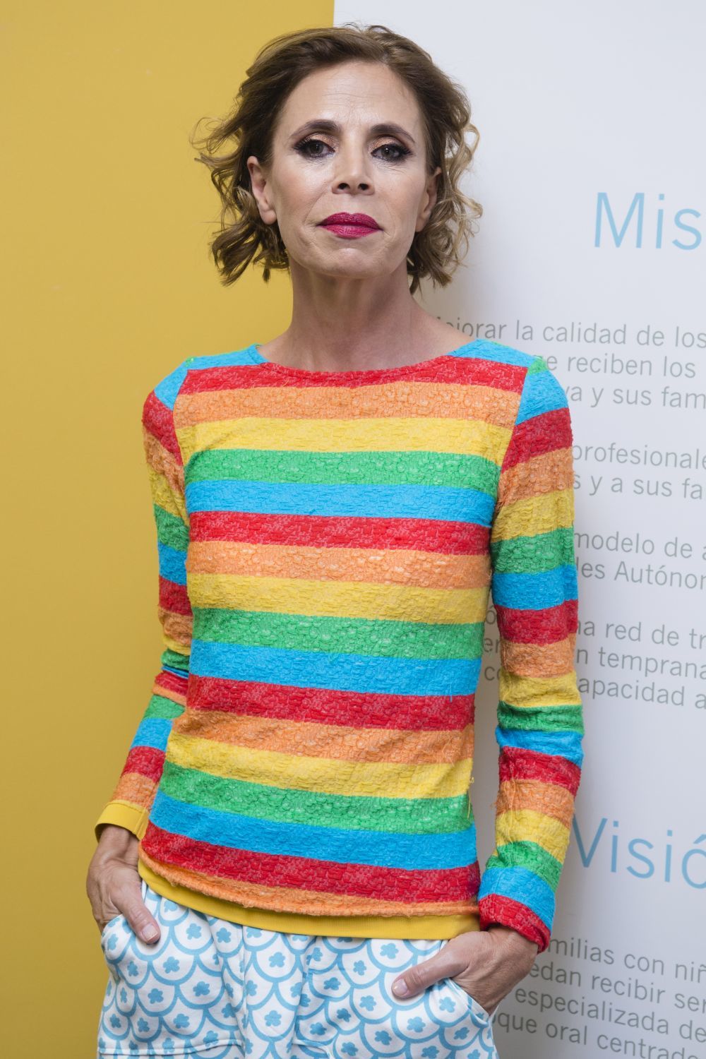 La diseñadora  Ágatha Ruiz de la Prada.