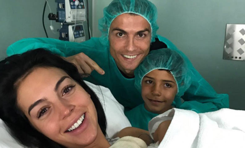 Cristiano Ronaldo y Georgina Rodríguez ya son padres.