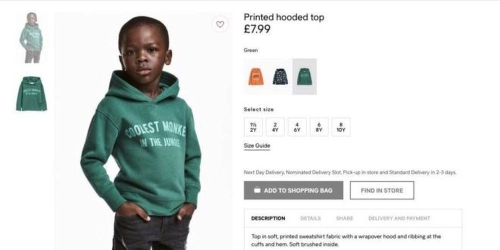 H&M se retracta tras recibir críticas por racismo una de prendas Telva.com