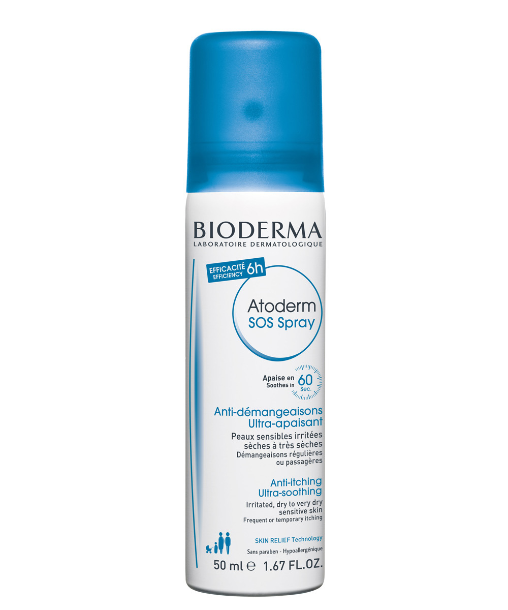 Atoderm SOS Spray de Bioderma (9,95 euros, 50 ml) alivia en tan sólo...
