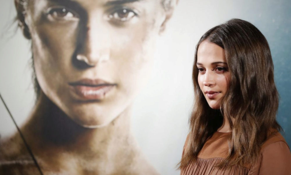 Alicia Vikander ha venido a Madrid para promocionar &quot;Tom Raider&quot;.