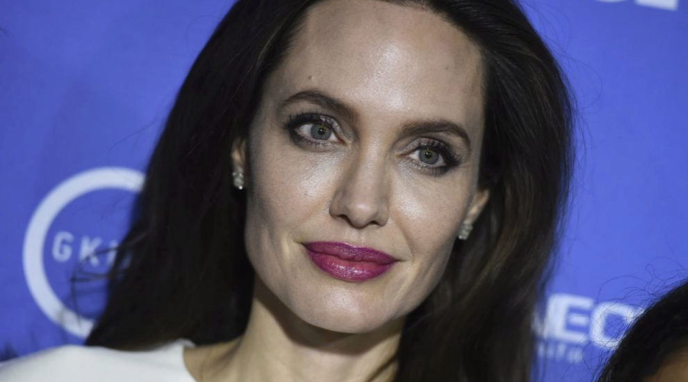 Primer plano de Angelina Jolie.
