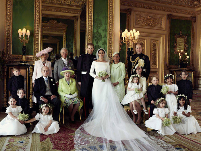 Las fotografías oficiales de la boda de Meghan Makle y el príncipe...