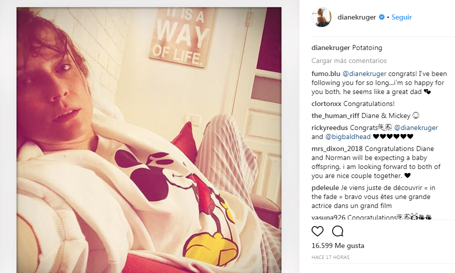 Instagram de Diane Kruger.