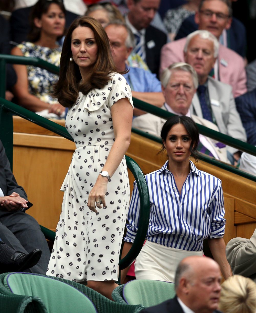 Meghan Markle y Kate Middleton, espectadoras de lujo en Wimbledon