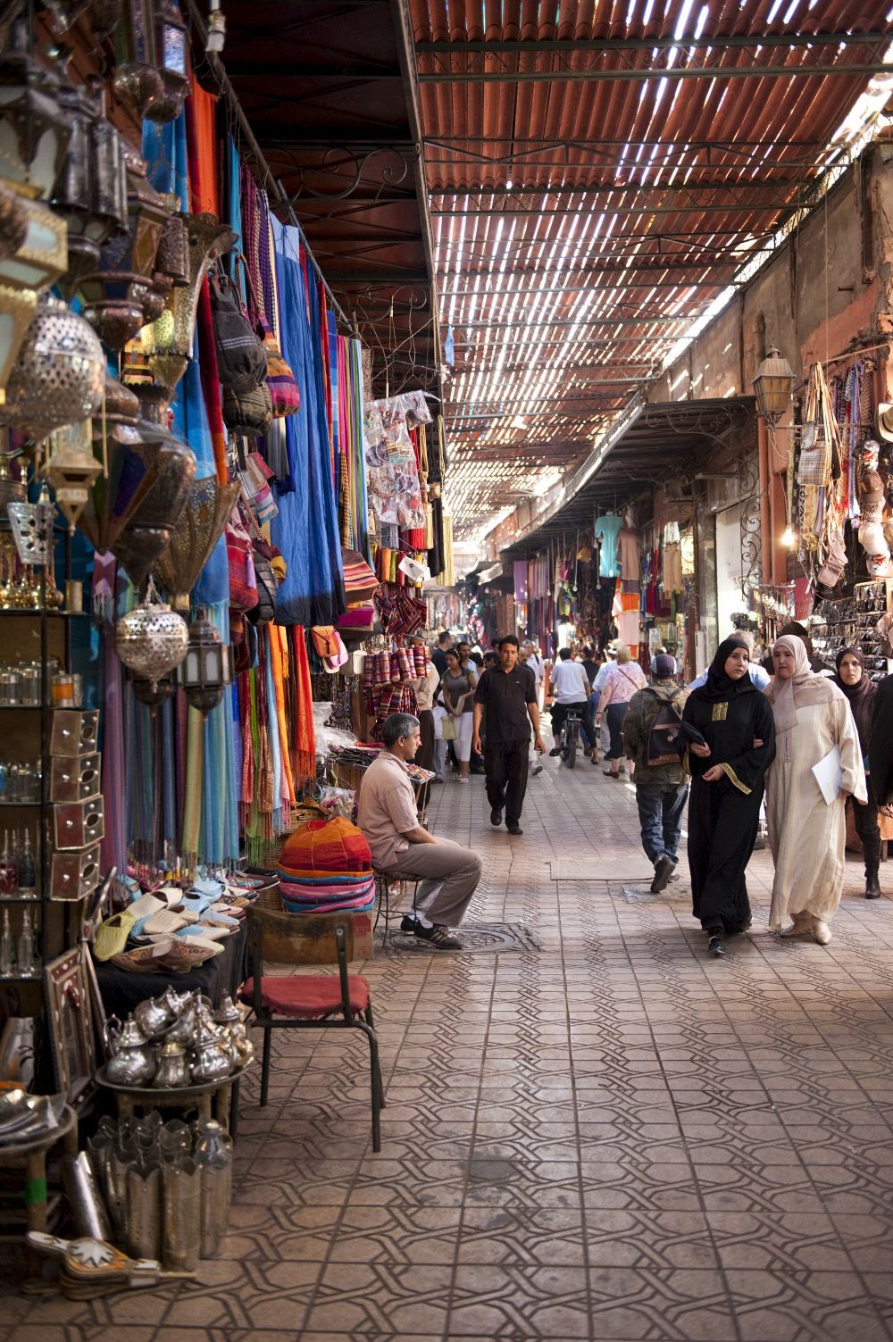 El gran encanto de Marrakech reside en el Zoco