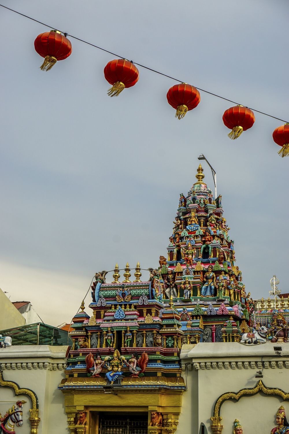El templo Sri Mahamariamman  en la calle Masjid Kapitan Keling,  de...