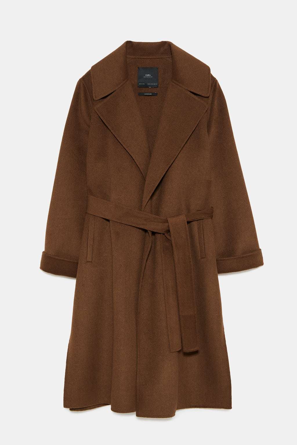 Abrigo de lana, de Zara (79,99 euros)
