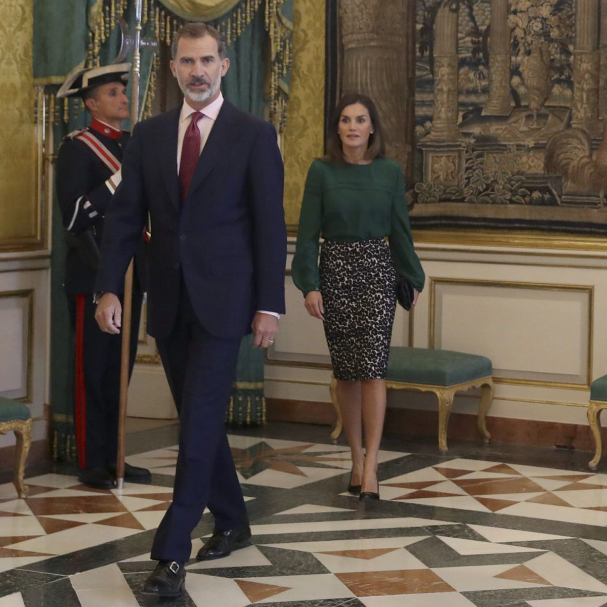 La reina Letizia y Felipe VI