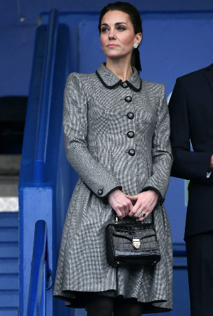 Kate Middleton, durante un acto oficial en Liverpool.