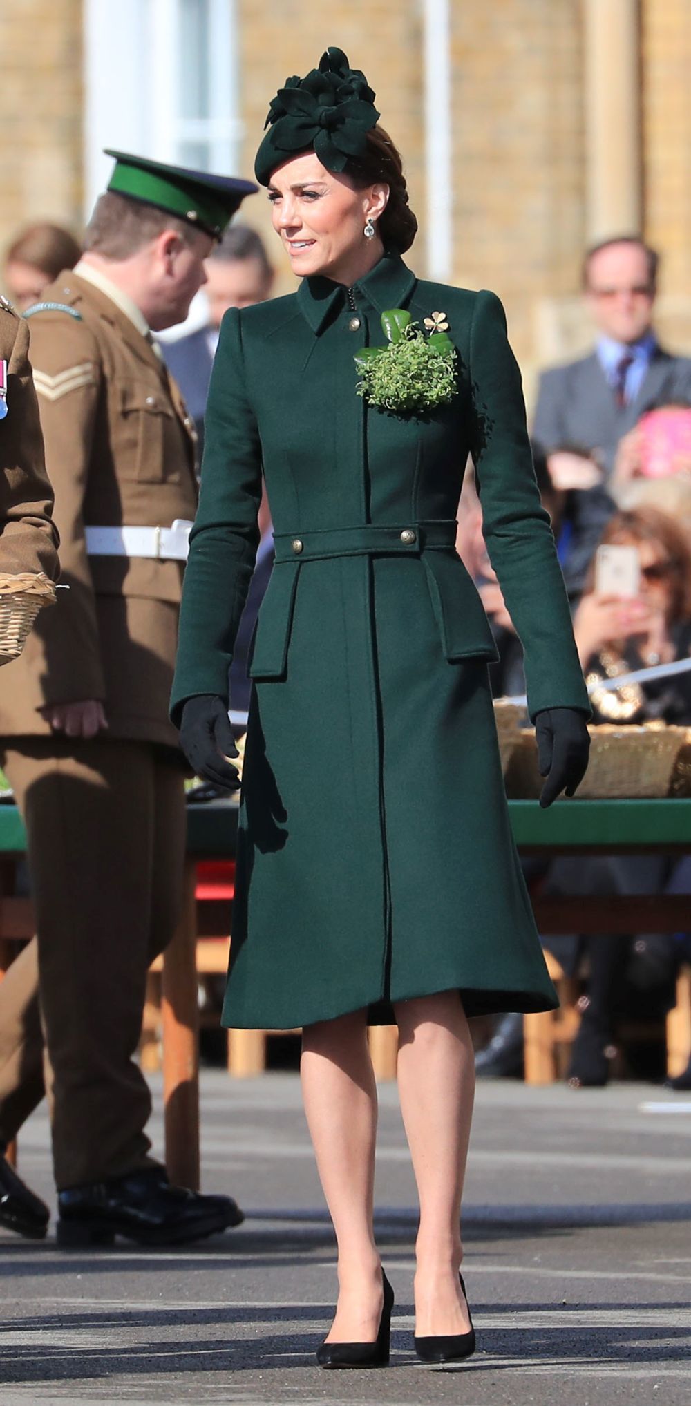 La Duquesa de Cambridge con un abrigo de Alexander McQueen.