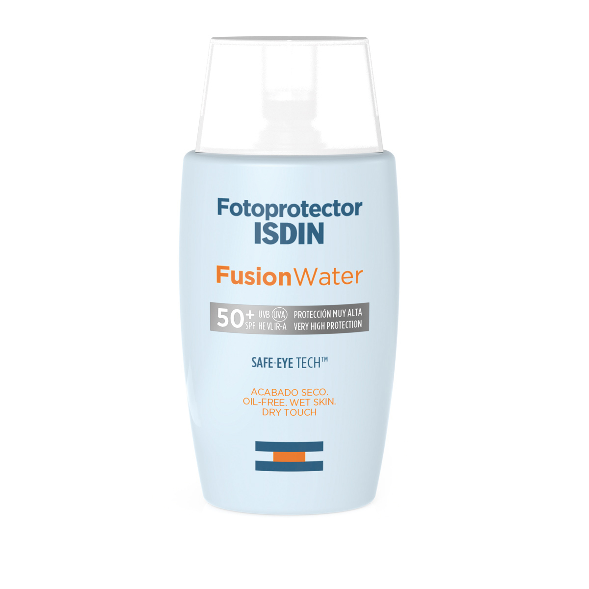 Crema solar Fusion Water SPF 50 de Isdin.