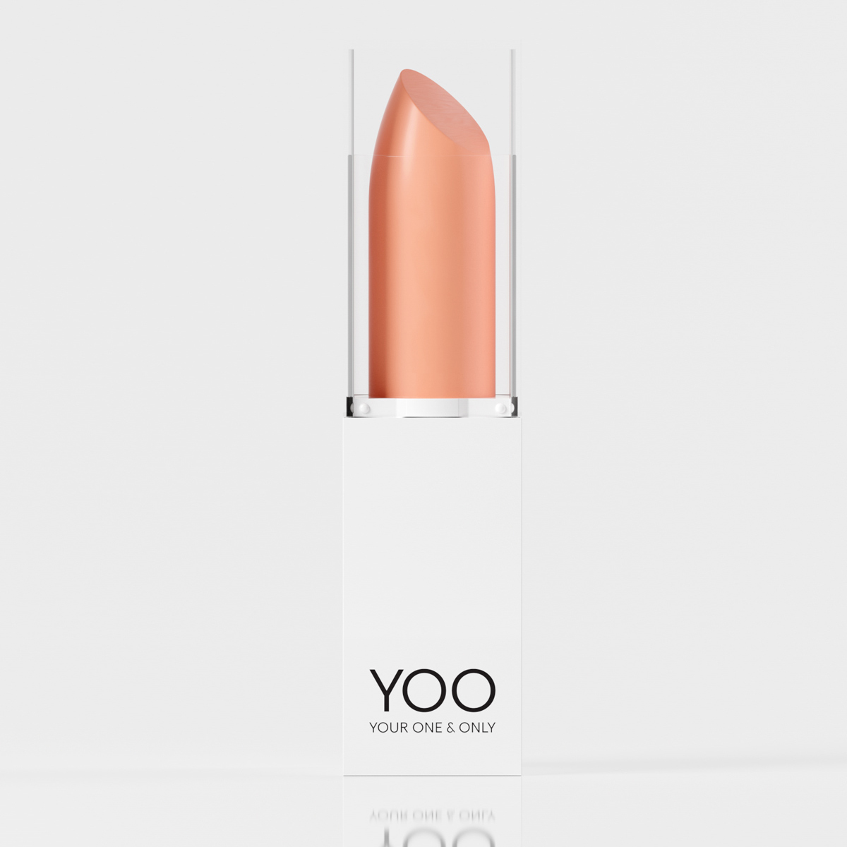 Barra de labios personalizada en tonos anaranjados salmón de Yoo Make Up.