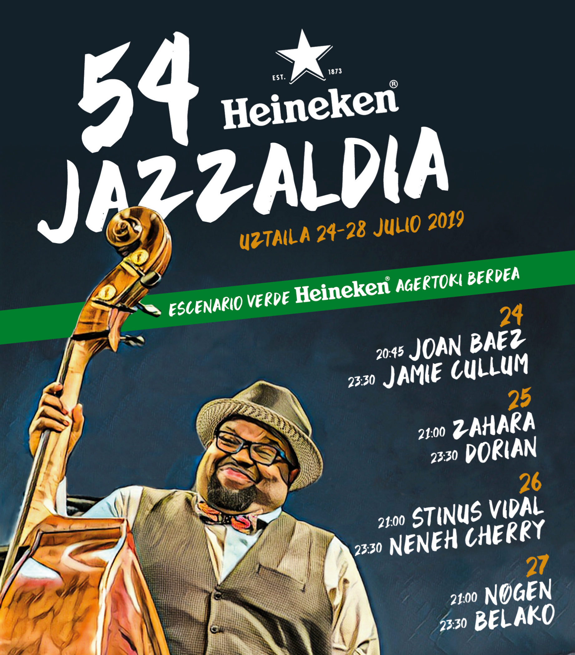 Cartel de Jazzalda, el festival de San Sebastin