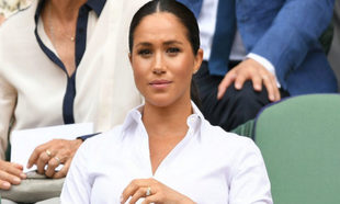 Meghan Markle en la final femenina de Wimbledon.
