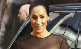 Meghan Markle en la premier de "El rey Le�n"
