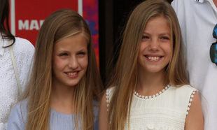 La princesa Leonor y la infanta Sofia empiezan sus vacaciones en...