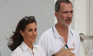 Los reyes empiezan sus vacaciones en Palma de Mallorca.