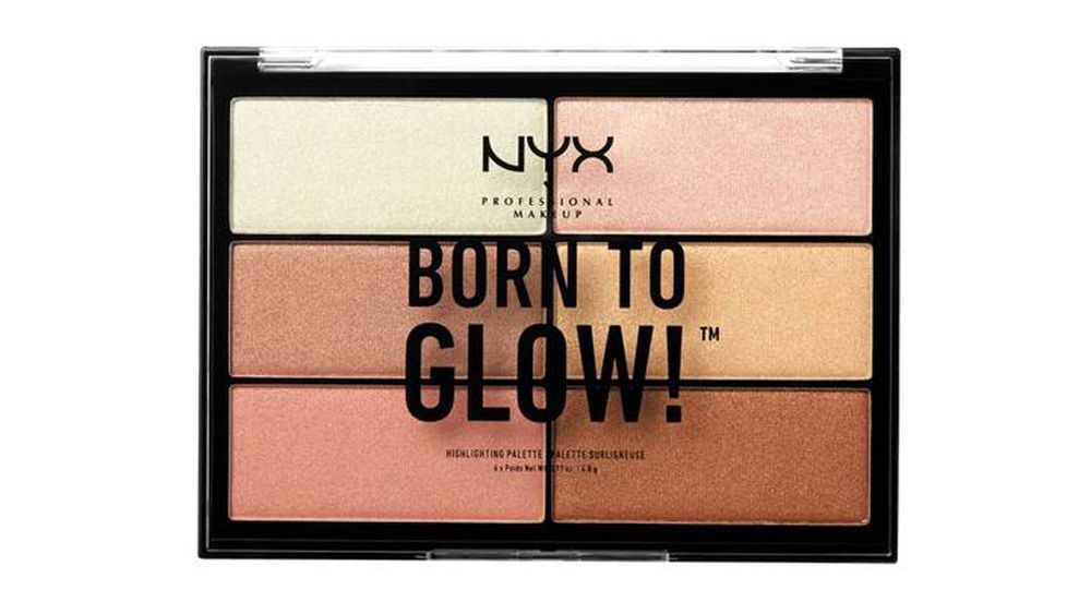 Paleta de sombras y polvos Born to Glow, Nyx Cosmetics (22,90 euros).