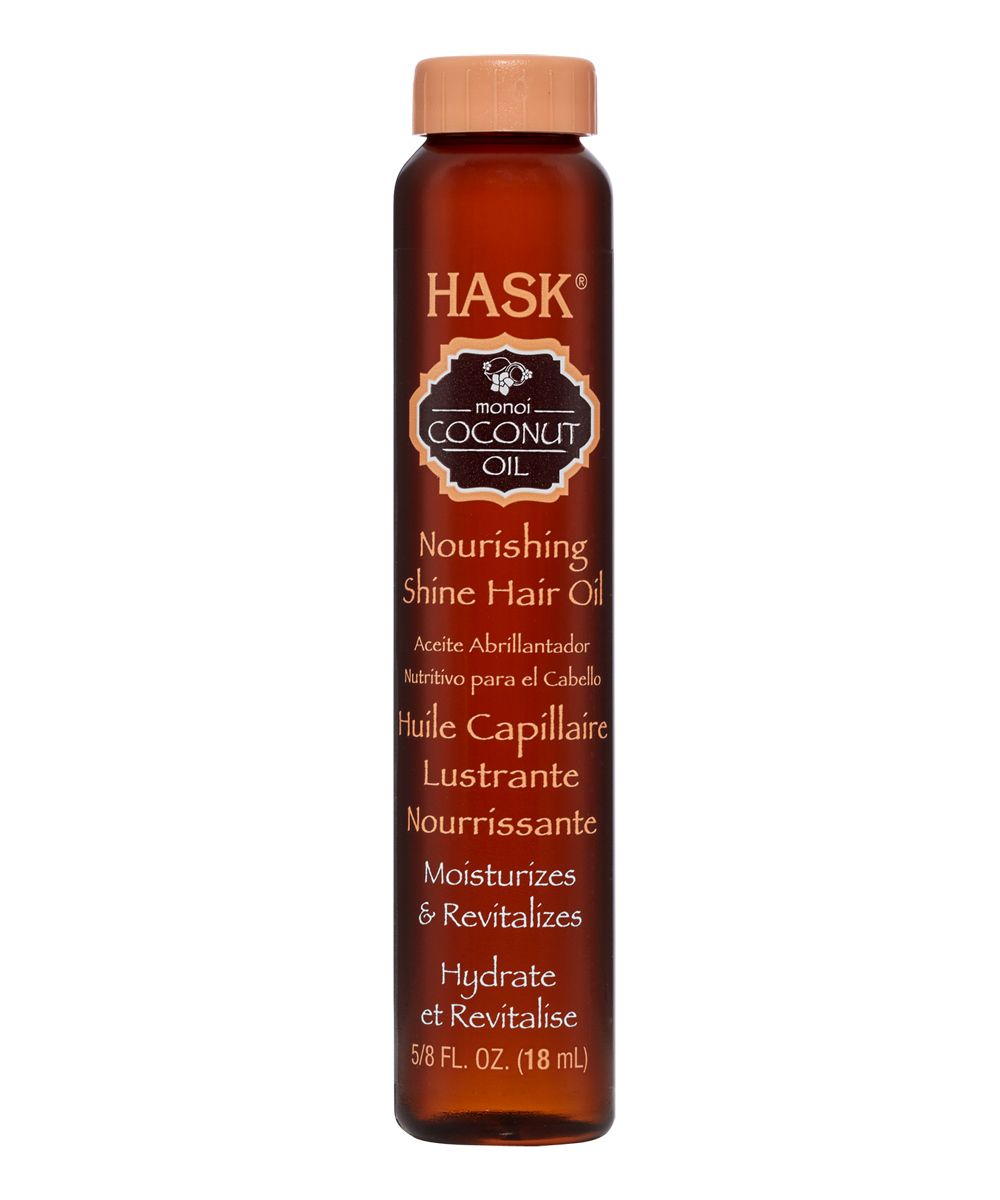 Aceite de Coco de Hask (2,99 euros), de absorción rápida, deja el cabello suave, sedoso y brillante.