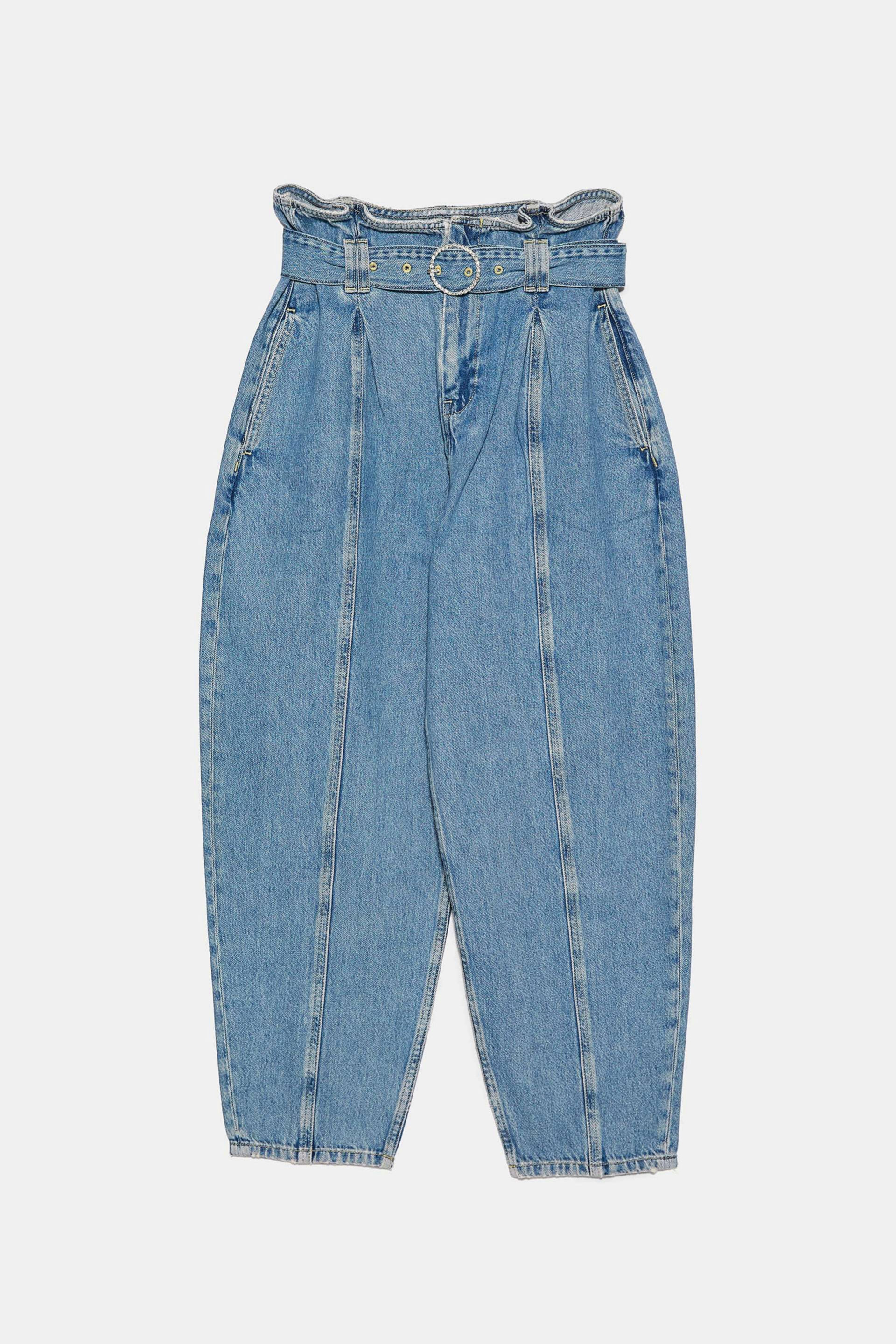 Jeans de corte slouchy de Zara (29,95)