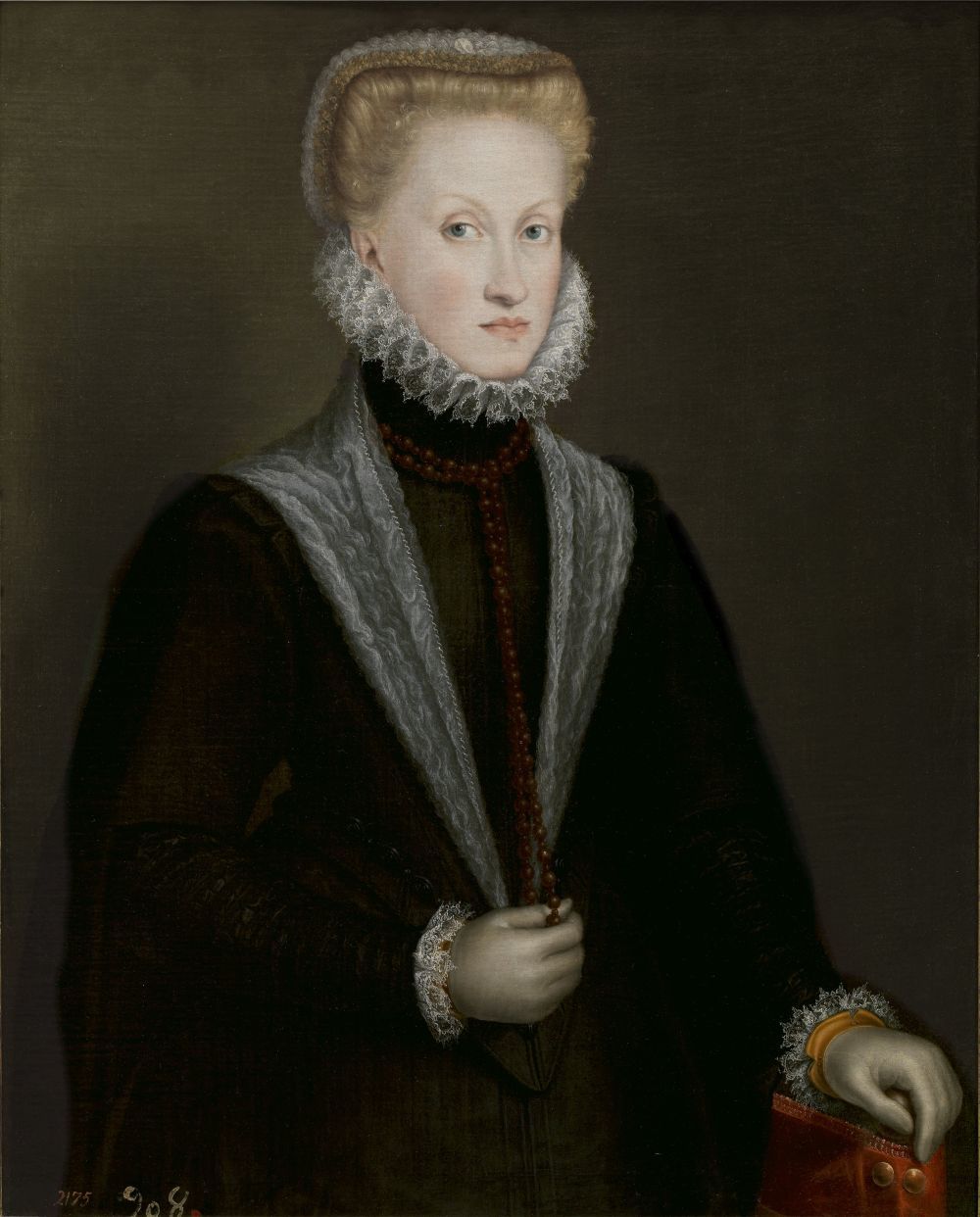 La reina Ana de Austria, de Sofonisba Anguissola, 1573