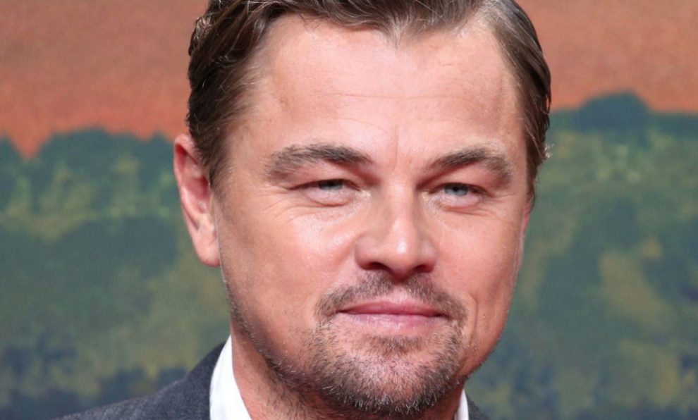 Leonardo Di Caprio en el estreno de rase una vez en Hollywood