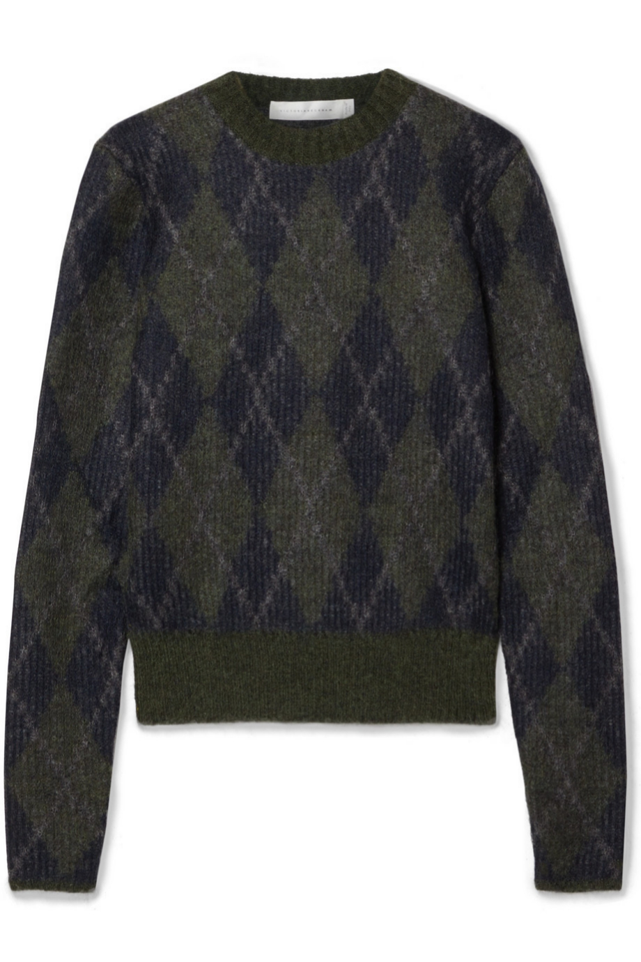 Jersey de rombos de lana de Victoria Beckham para Net a Porter (c.p.v)