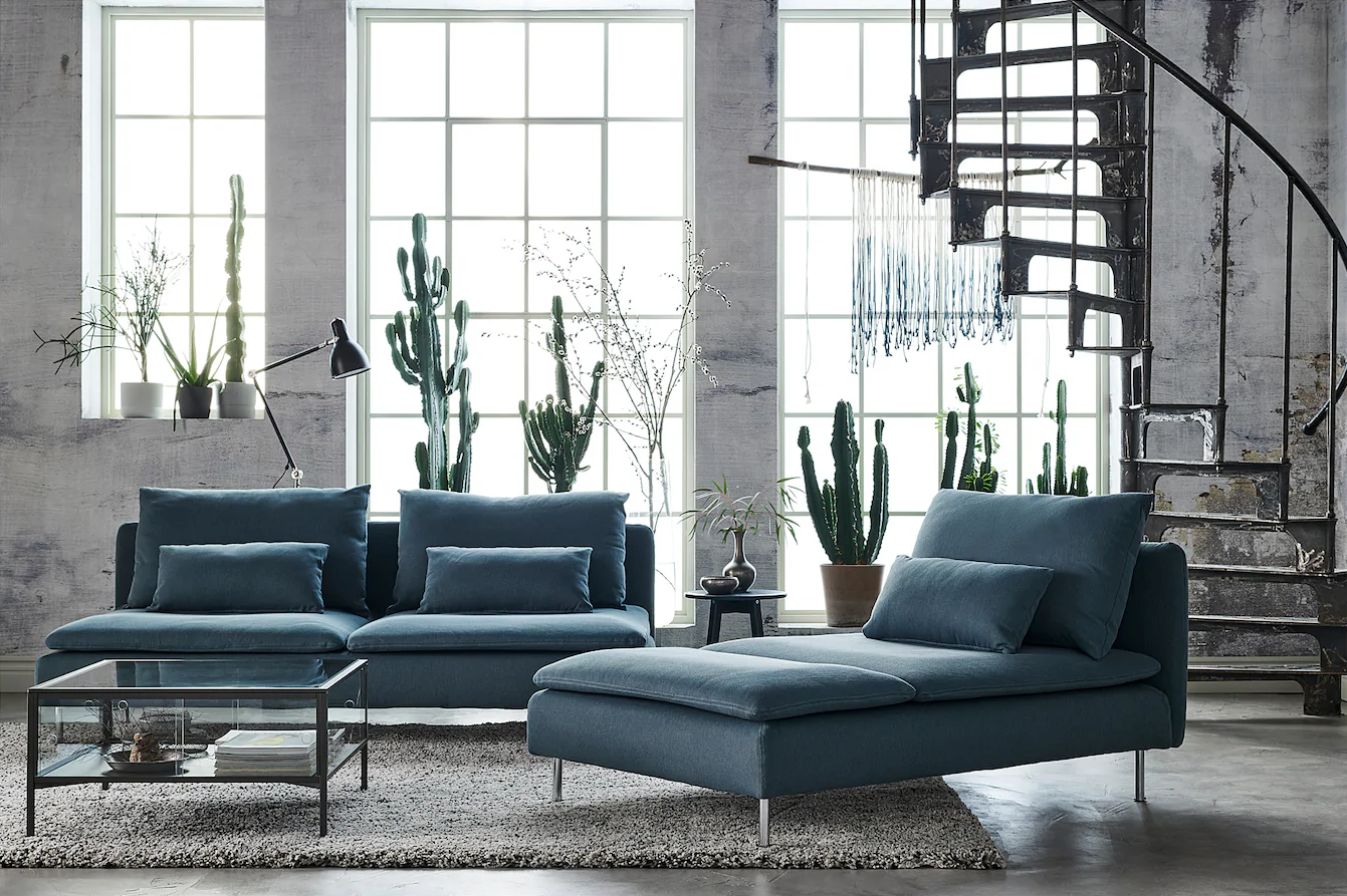 Crea la combinación del sofá Söderhamn de Ikea que más te guste.