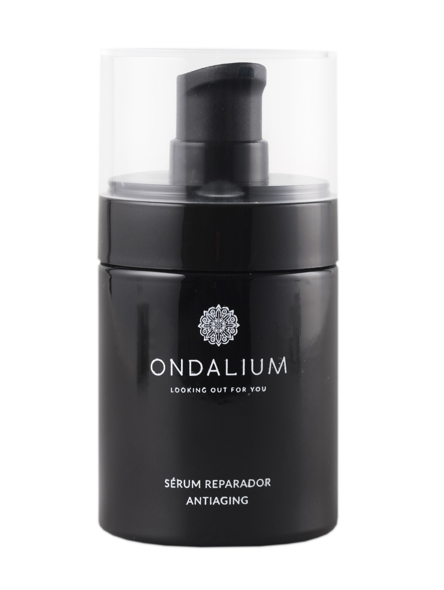 Sérum antiedad de Ondalium (54 euros) que, además del EFAN, lleva cinco aceites (jojoba, avellana, argán, macadamia y zanahoria) y extracto oleoso de las algas dunaliella y spirulina.