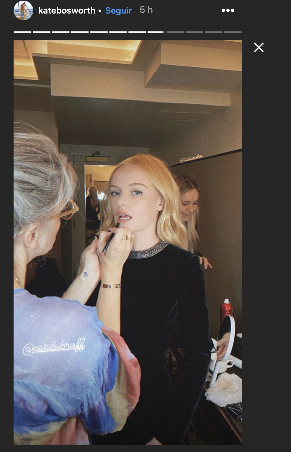Pati Dubroff se encargará del make up de la actriz Kate Bosworth