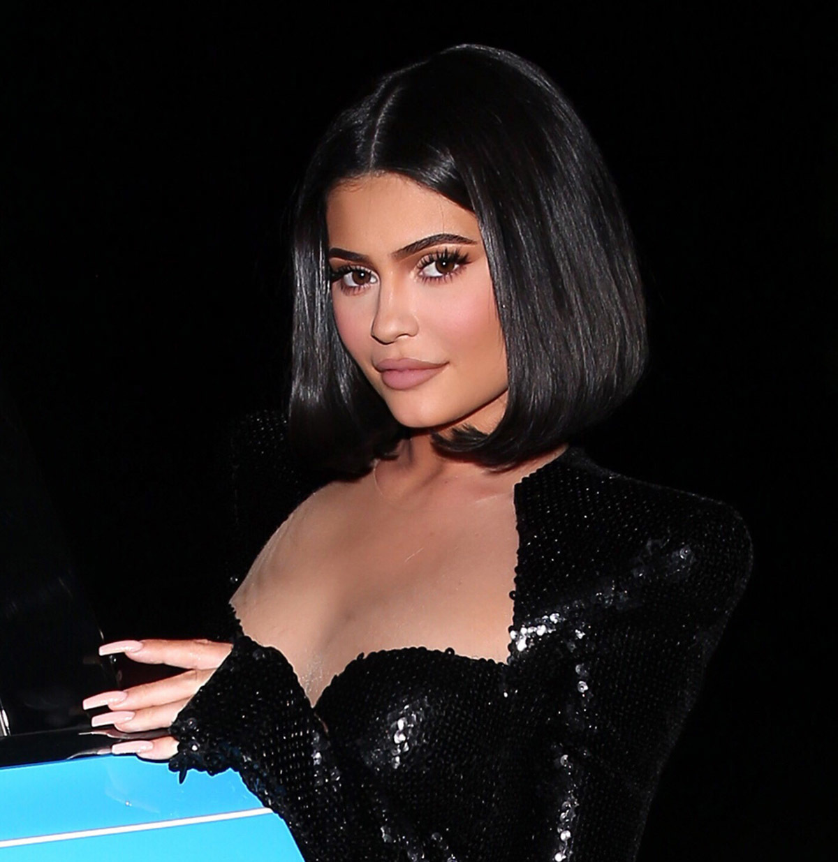 Kylie Jenner también se apunta a las uñas de gel para lucir manicuras impecables y extra largas.