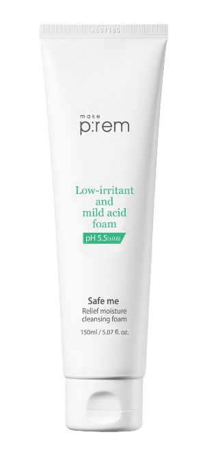 Safe Me Relief Moisture Cleansing Foam, de P:REM (20,99 euros, en Miin Cosmetics). Con base acuosa, se trata de una espuma suave apta para los cutis más sensibilizados, frágiles y estresados.