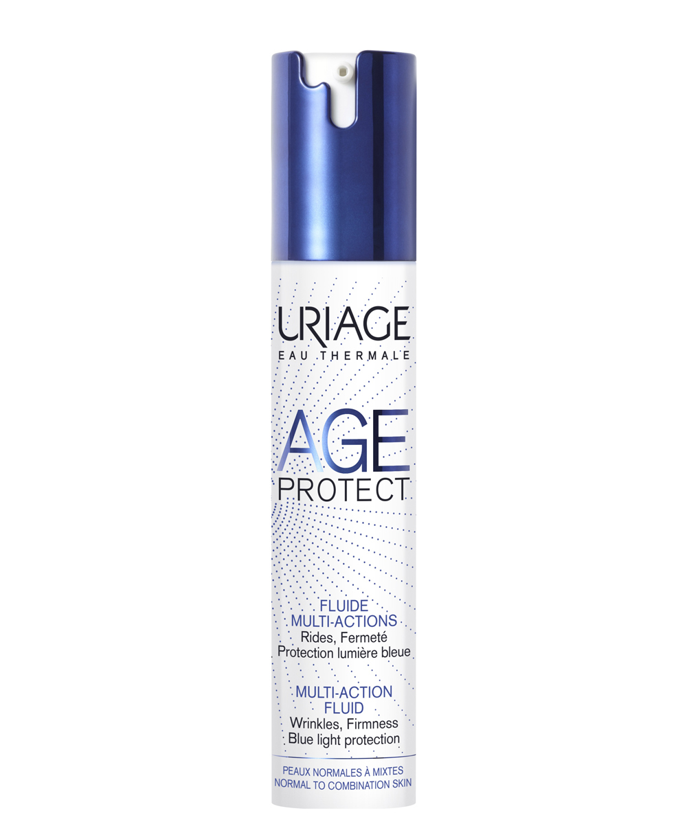Fluido multiacción Age Protect de Uriage que te ayudará a reducir el tamaño de los poros.