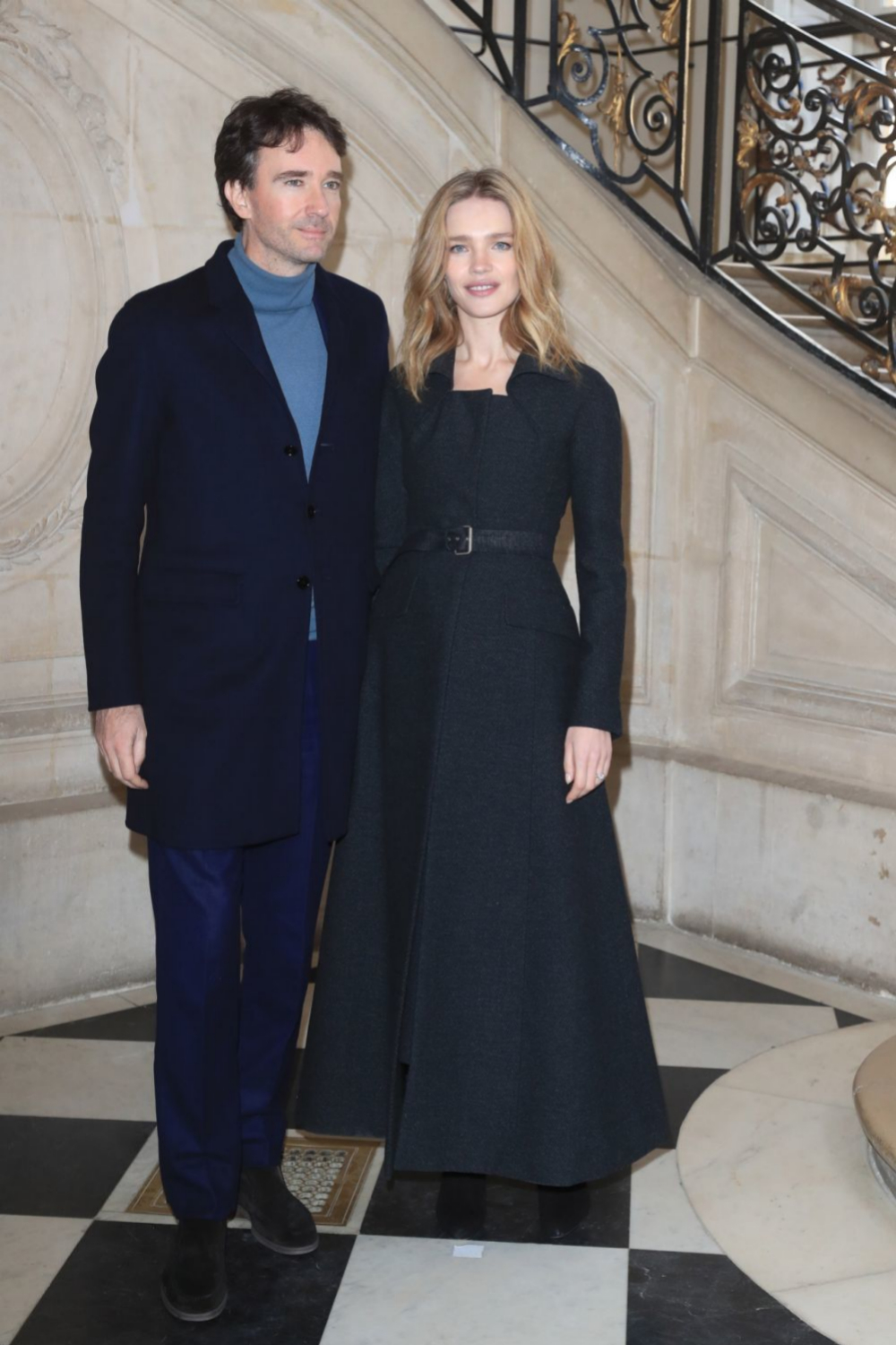 Natalia Vodianova y Antoine Arnault hace unos días en París.