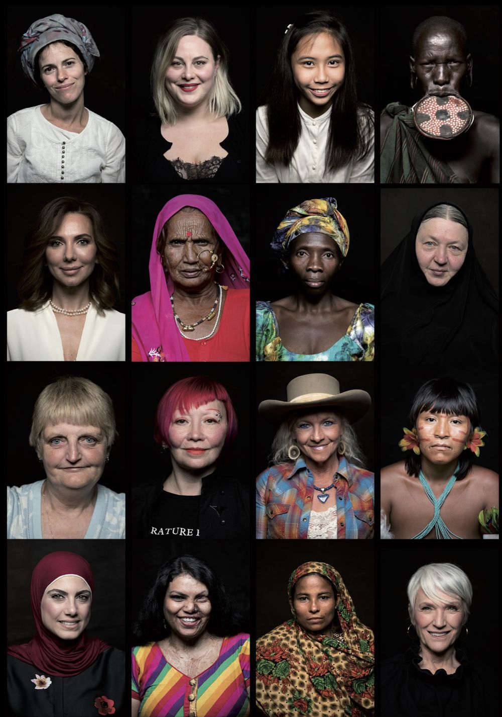 Woman. Collage de mujeres.