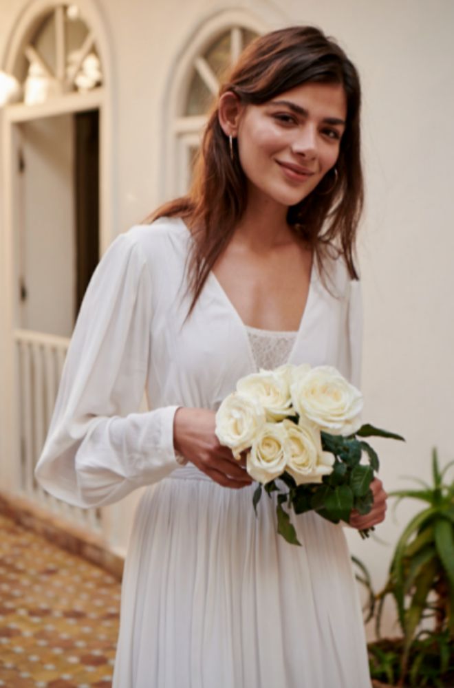Vestido de novia de Kiabi (70 euros)