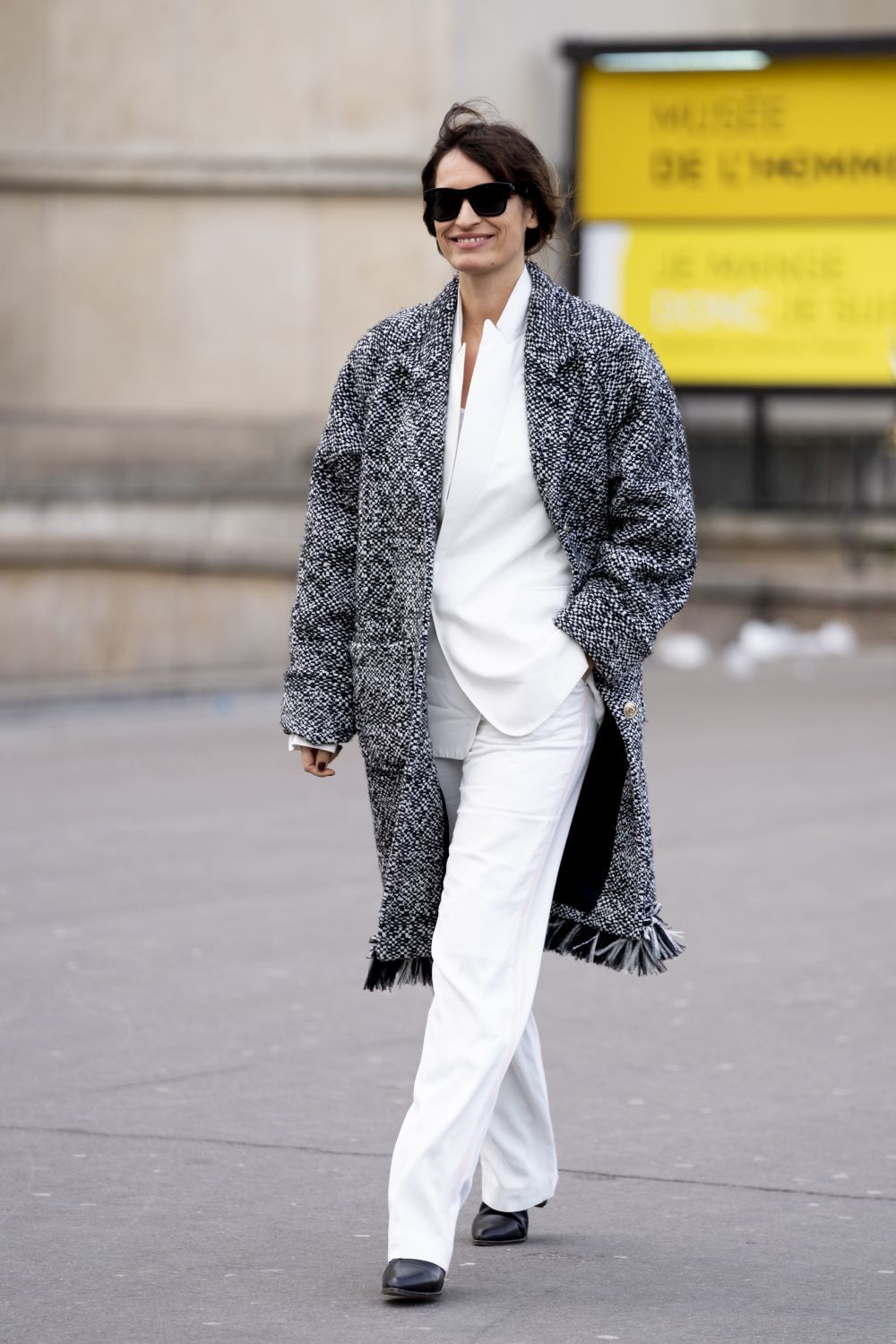 Caroline de Maigret durante la semana de la moda de París.